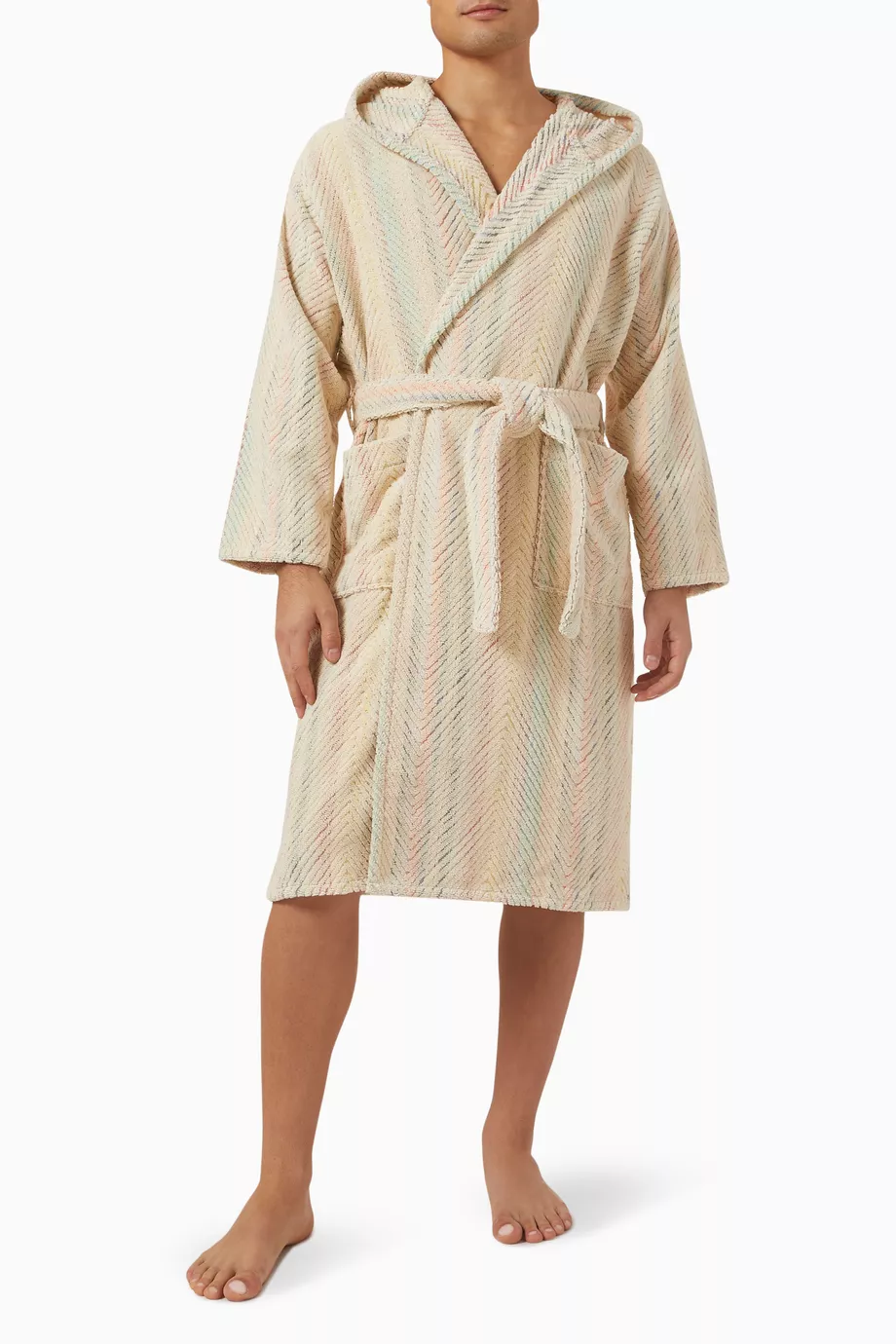 Harmony Pamuklu Kapüşonlu Bornoz, Maksimalist Renk ve Konfor