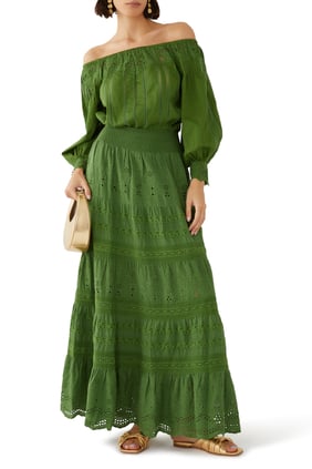 Nan Nakışlı Askısız Bluz - Şık ve Rahat