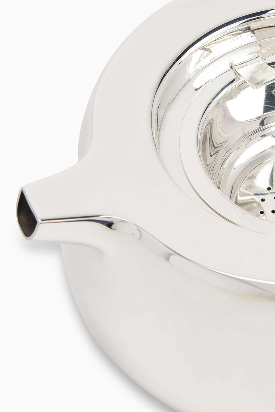 Christofle Gümüş Kaplama Çaydanlık Zarif Tasarım