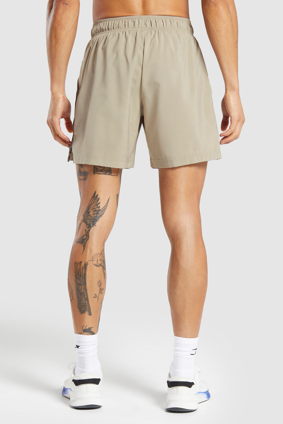 Sport 7" Slim Fit Shorts Nefes Alabilir, Yansıtıcı Logo Detaylı Erkek Şort