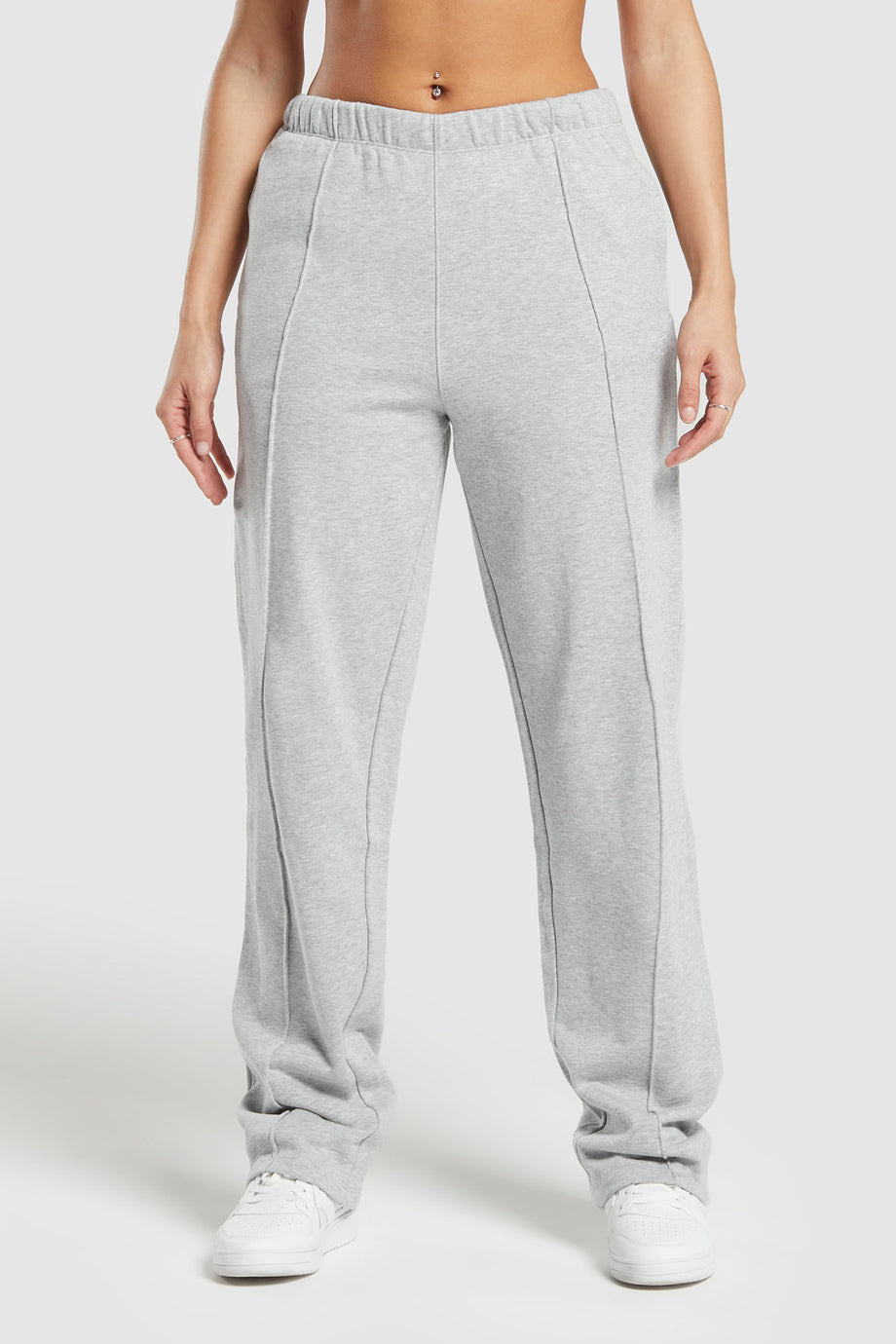 Lifting Straight Leg Jogger, Rahat ve Şık Düz Kesim Eşofman