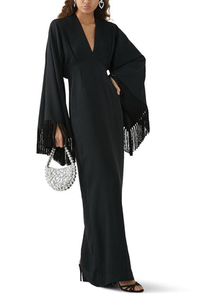 Fringed Magnifique Elbise - Şıklığınız İçin Vazgeçilmez
