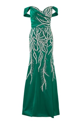 Şık Off-Shoulder Elbise