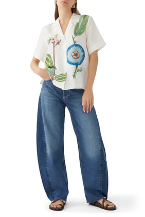 Grand Çiçekli Kamp Gömleği