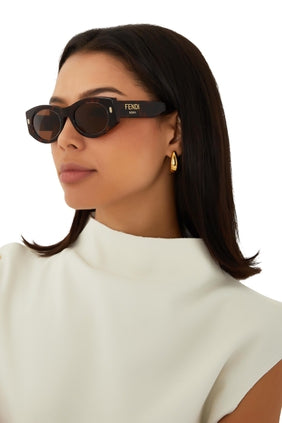 Fendi Roma Gözlük - Modern Kadınlar İçin Şık Aksesuar