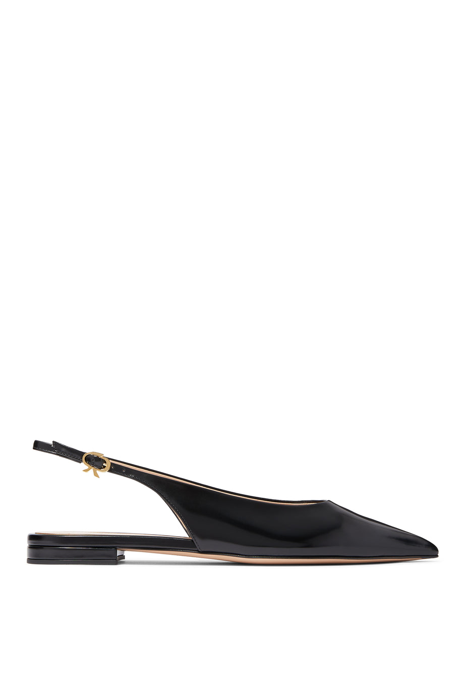Robbie Slingback Düz Ayakkabılar - Siyah