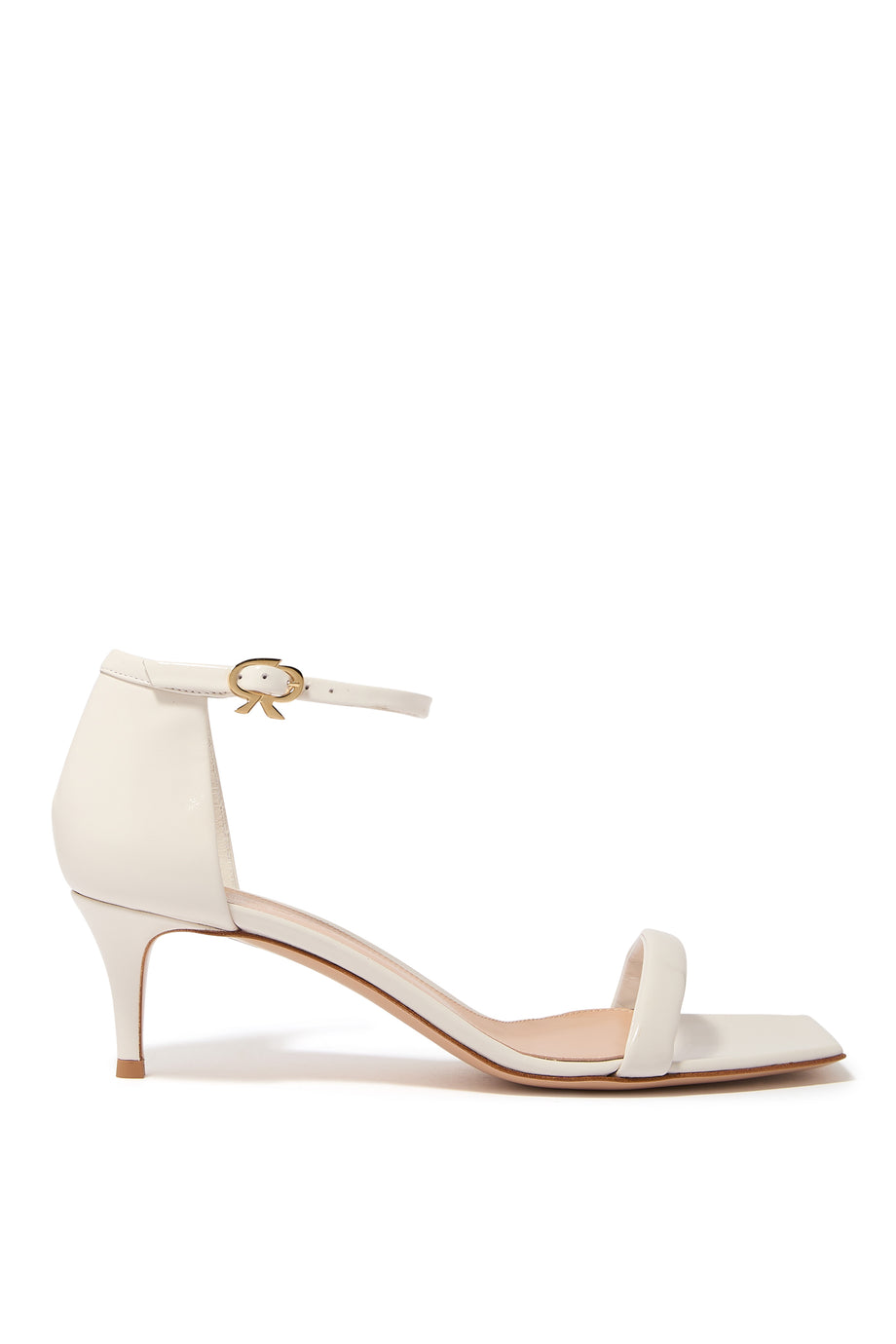 Rhys Kare Burun 55 Sandalet - Off White