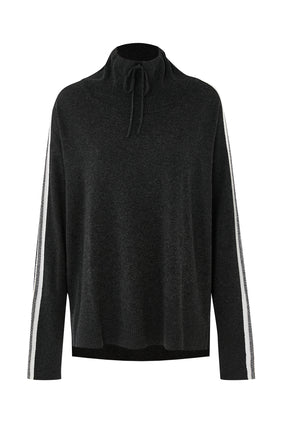 Kadın Kaşmir Detaylı Funnel Yaka Kazak