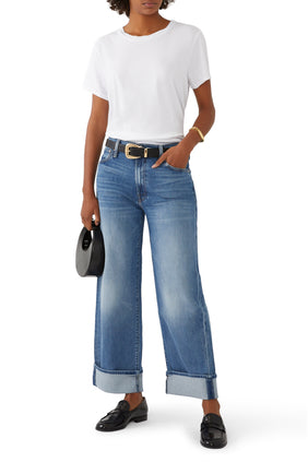 Şık ve Rahat Dodger Flood Cuff Jean