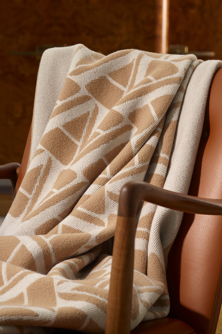 La Merino Battaniye, Ekstra İnce Merinos Yünü ile Yumuşaklık ve Zarafet, Bej