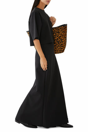 Minimal Yüksek Bel Scuba Etek