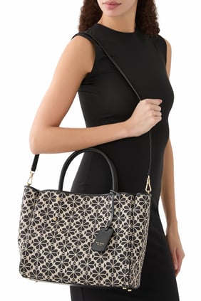 Kate Spade Çiçek Desenli Orta Boy Tote Çanta - Çok Renkli