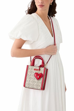 Kate Spade Çiçek Desenli Mini Tote Çanta