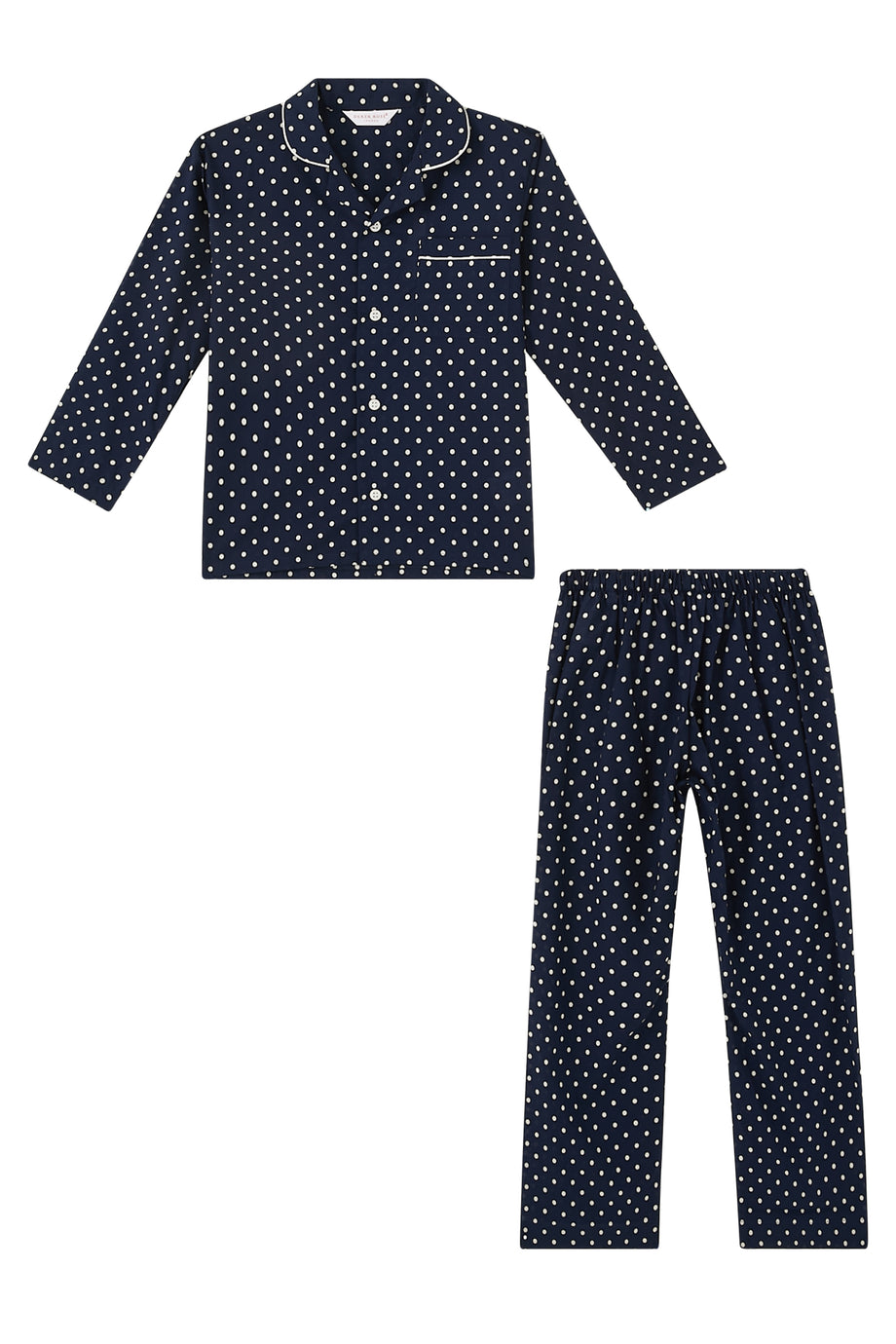 Çocuklar için Puantiye Desenli Pijama Takımı