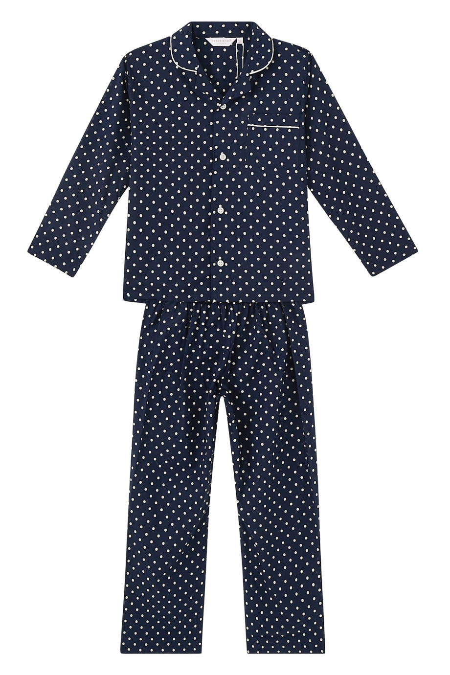 Çocuklar için Puantiye Desenli Pijama Takımı