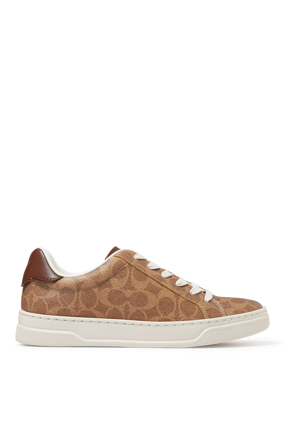 Yüksek Hat Sneaker - İmza Kanvas - Kahverengi