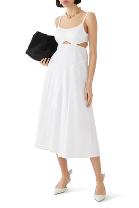 Victoria Beckham Cami Midi Elbise