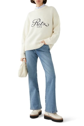 Ritz Unisex Kaşmir Kazak - Krema