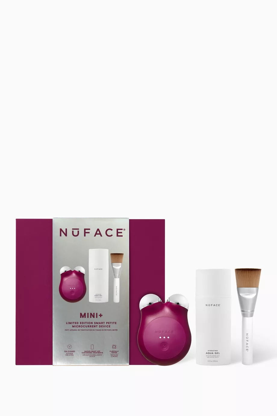 MINI+ Velvet Rose Akıllı Yüz Mikro Akım Cihazı Kompakt Tasarım, Işıldayan Cilt Etkisi