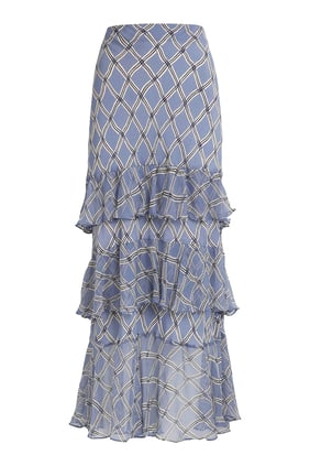 Preslee Katmanlı Midi Etek - Vintage Şıklık