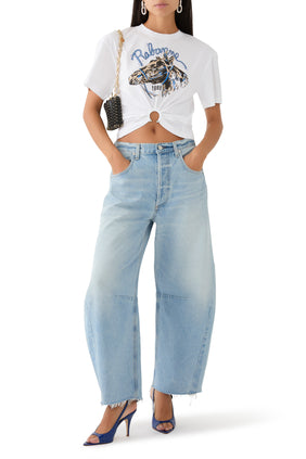 Kadın Pamuklu Piercing T-Shirt