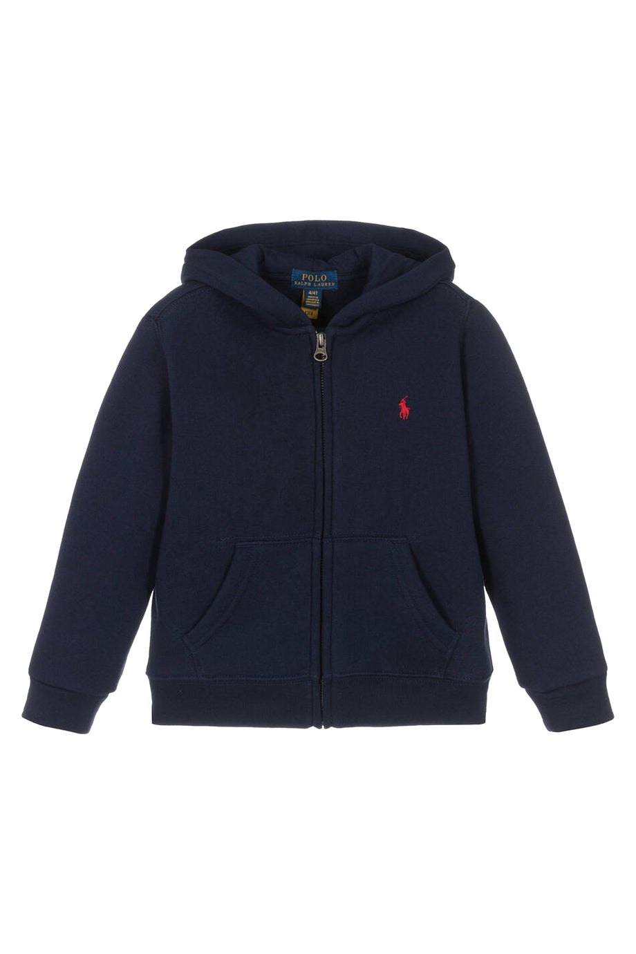 Çocuk Fleece Tam Fermuarlı Kapüşonlu Sweatshirt - Cruise Navy