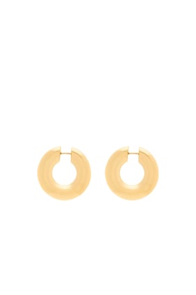 Şık Metal Hoop Küpe - Saint Laurent