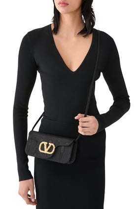 Loco Moiré Kumaş Clutch Çanta