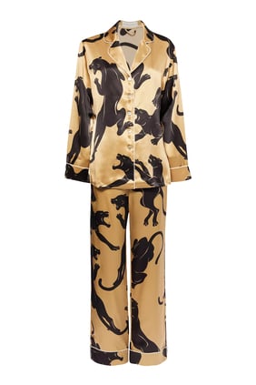 Lila Perriand Panther Pijama Takımı