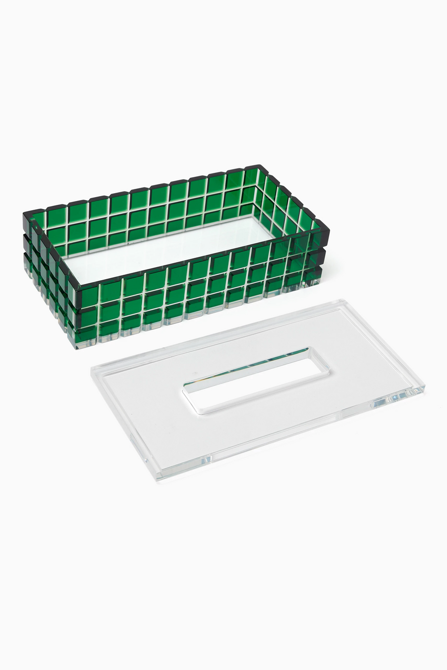 Lou Lou Mendil Kutusu, Cilalı Akrilik, Modern & Zarif