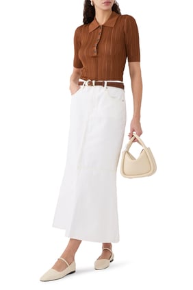 Şık ve Fonksiyonel Wonton 20 Çanta - IVORY