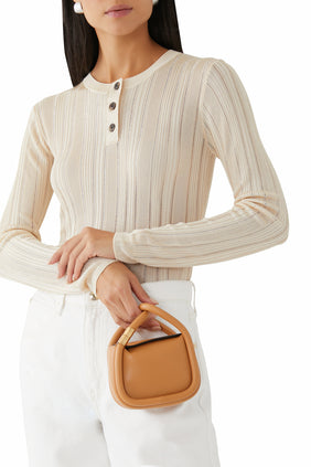 Wonton 25 Bej Kadın Çantası - Lüks Tasarım