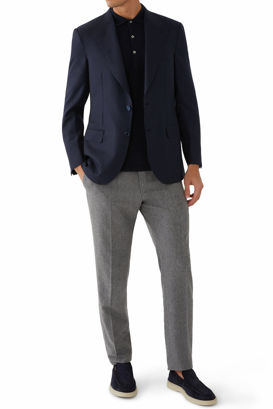 Kaşmir ve İpek Blazer Ceket