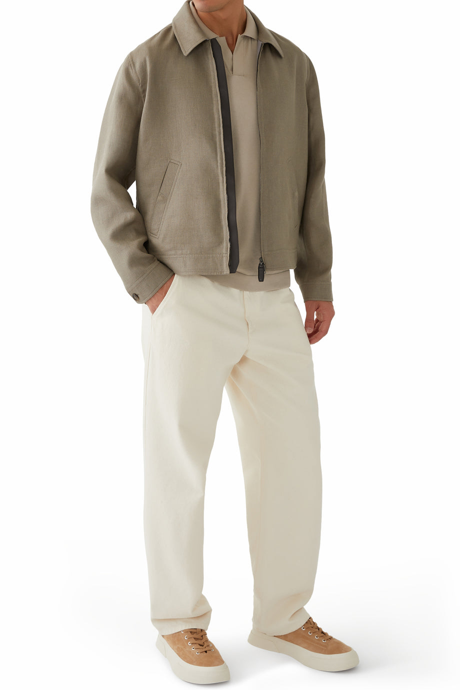 Tam Fermuarlı Ceket