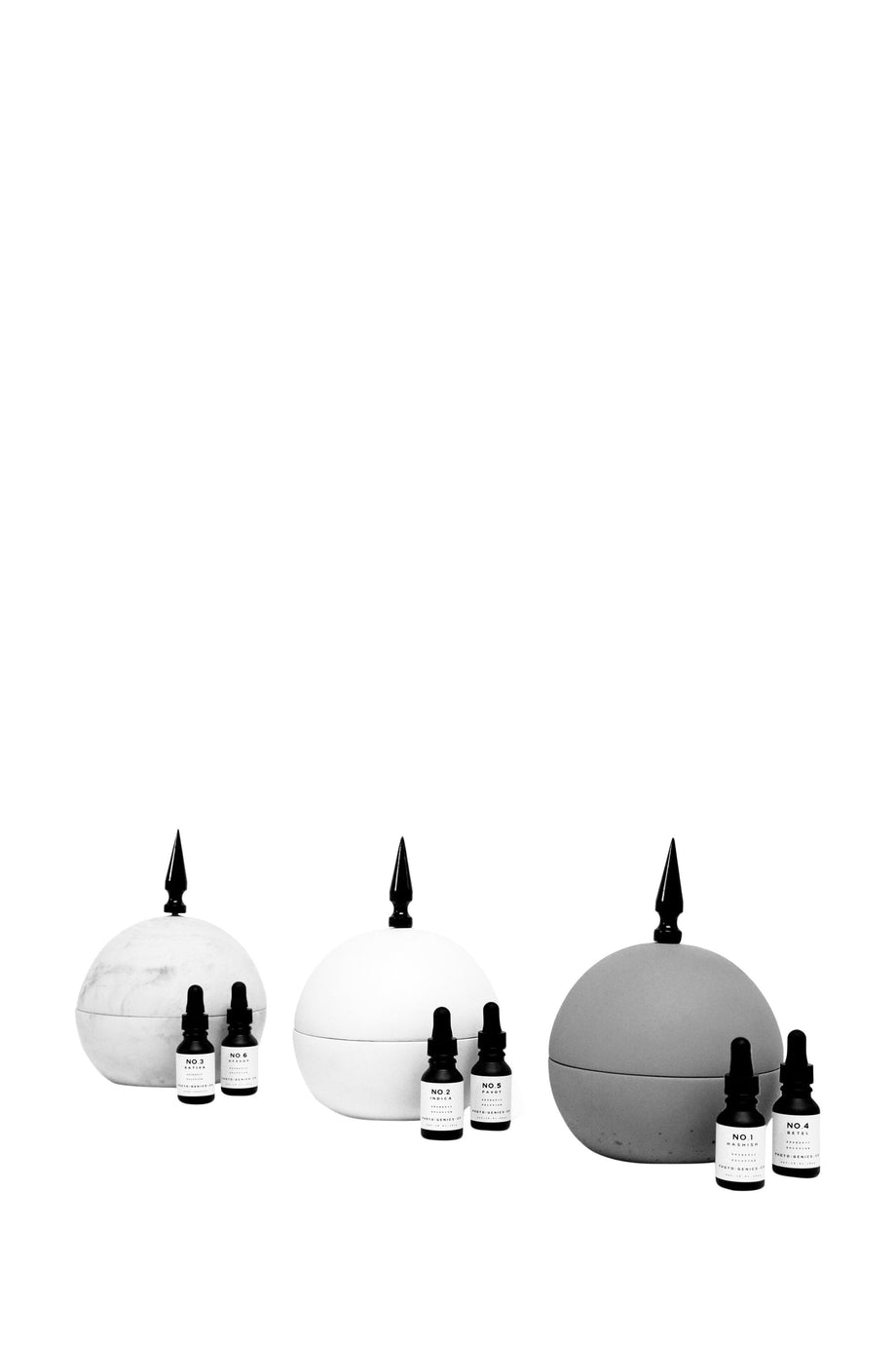 No.4 Betel Beton Kubbe Difüzör - Şık Tasarım ve Lüks Koku