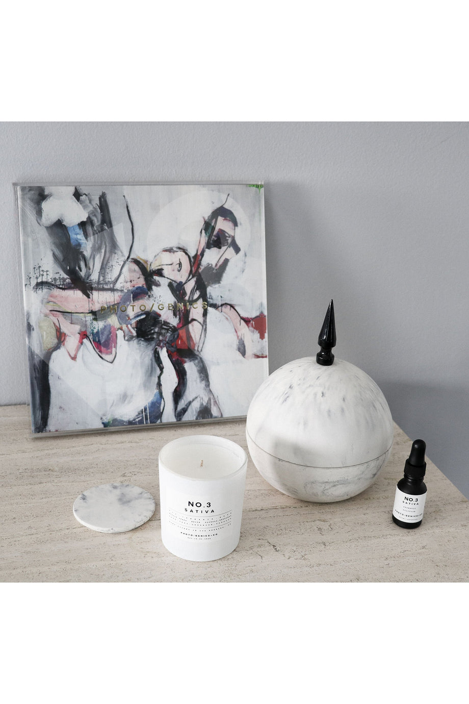 No.3 Sativa Beton Kubbe Difüzör Modern ve Lüks Tasarım