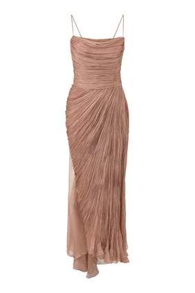 Regina Midi Elbise - Bej