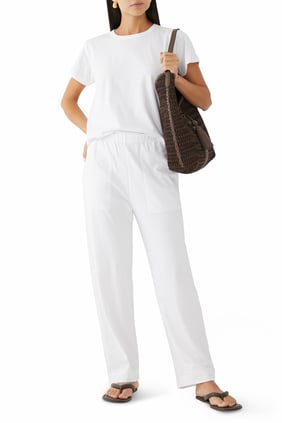 Margo Dar Kesim Cep Pantolonu - BEYAZ