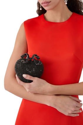 Kristal Kalp Clutch Çanta
