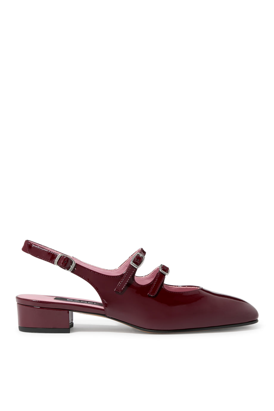 Pêche Patente Deri Slingback Mary Janes
