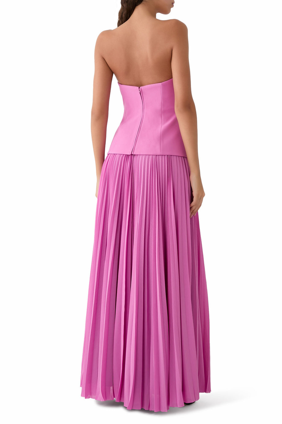 Britt Maxi Dress Askısız Maxi Elbise Pembe