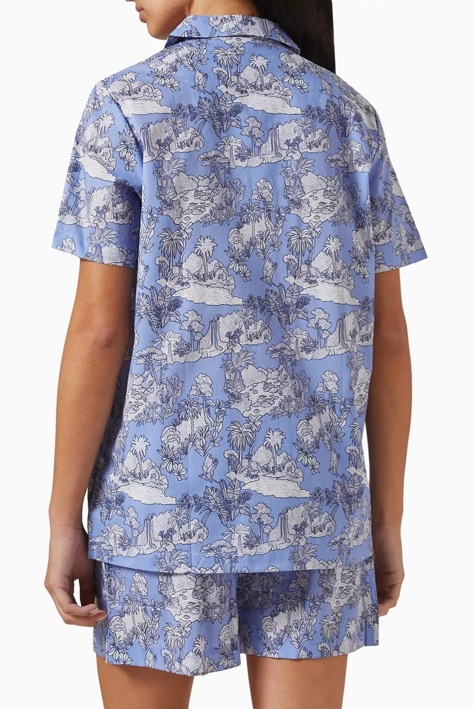 Ledbury Pamuklu Şortlu Pijama Takımı Floral
