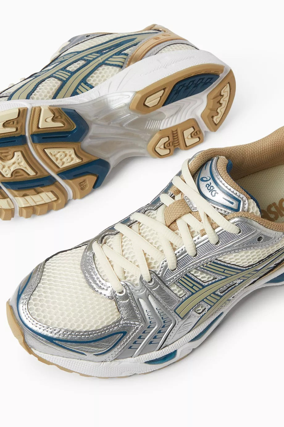 Gel-Kayano 14 Çok Renkli Deri Mesh Sneaker Y2K Stil, GEL Konfor ve Destek
