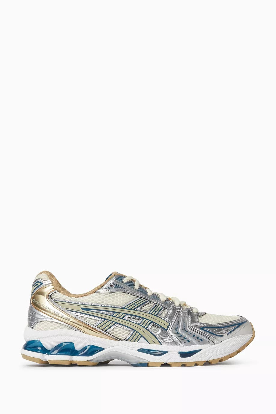 Gel-Kayano 14 Çok Renkli Deri Mesh Sneaker Y2K Stil, GEL Konfor ve Destek
