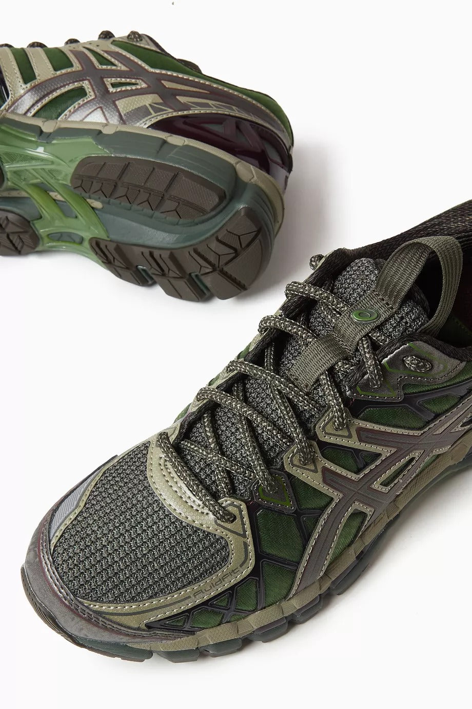 x Kiko Kostadinov UB10-S GEL-Kayano 20 Khaki Sneaker Yüksek Konforlu Sanatsal Tasarım