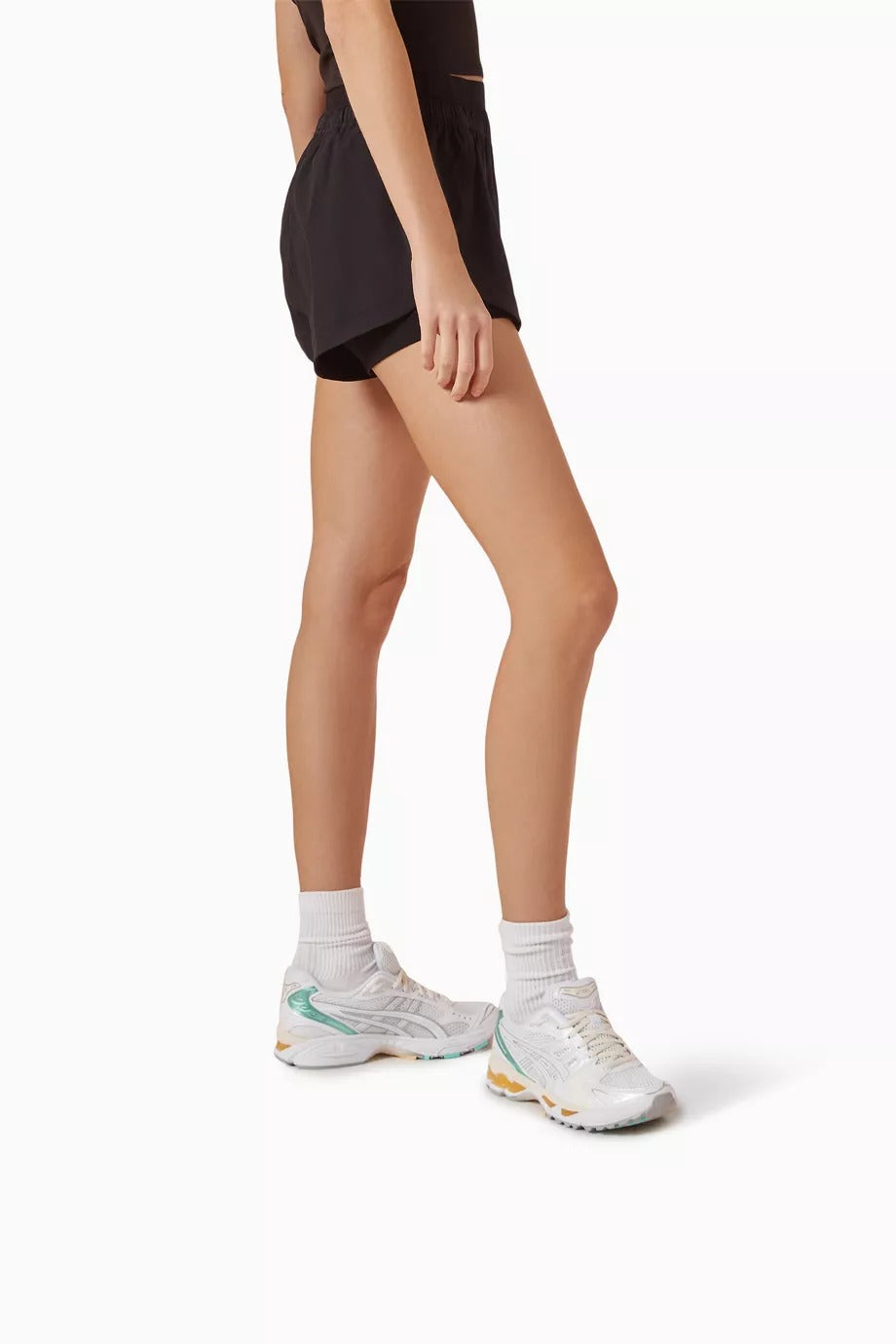 Gel-Kayano 14 Beyaz Deri Mesh Sneaker Y2K Stil, GEL Taban Konfor ve Stabilite