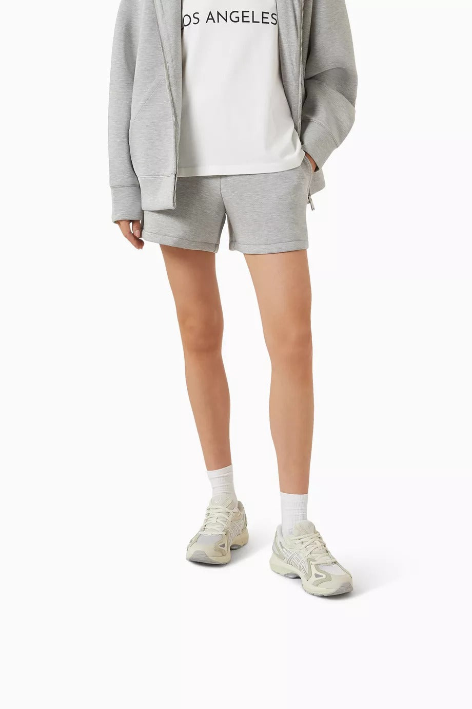 Gel-K1011 Beyaz Sneaker Suede Detaylı FLYTEFOAM Tabanlı Spor Ayakkabı Unisex