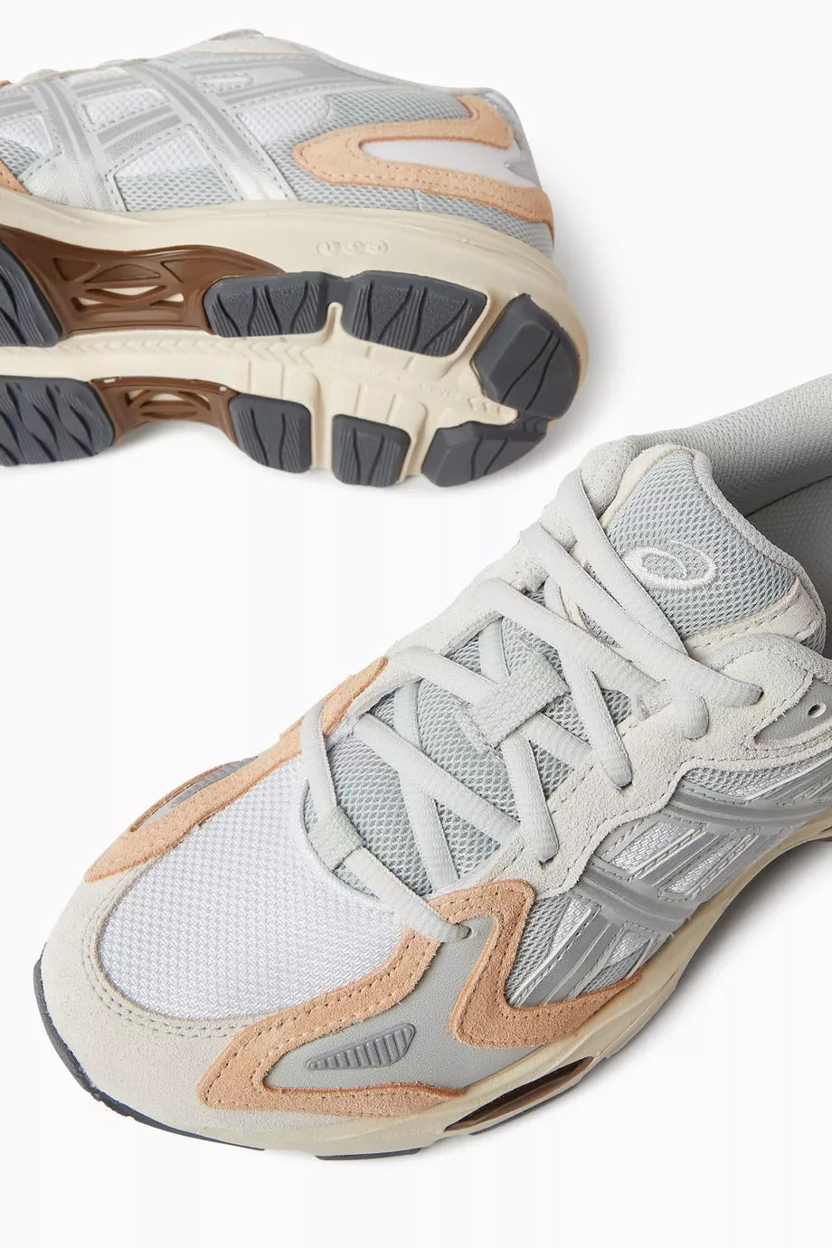 Gel-K1011 Beyaz Retro Mesh Sneaker, CUMULUS Taban ve FLYTEFOAM Destekli