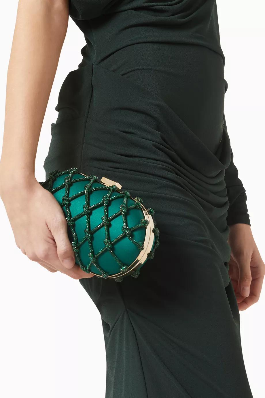 Erato Nodi El Çantası, Lüks, Işıltılı Omuz Askısı, Kristal İşlemeli