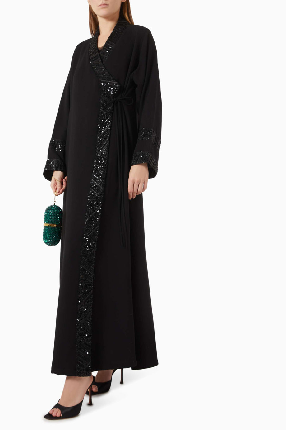 Şık Çin Yaka Abaya ile Modern Tasarımı Birleştirin Konforunuzu Artırın